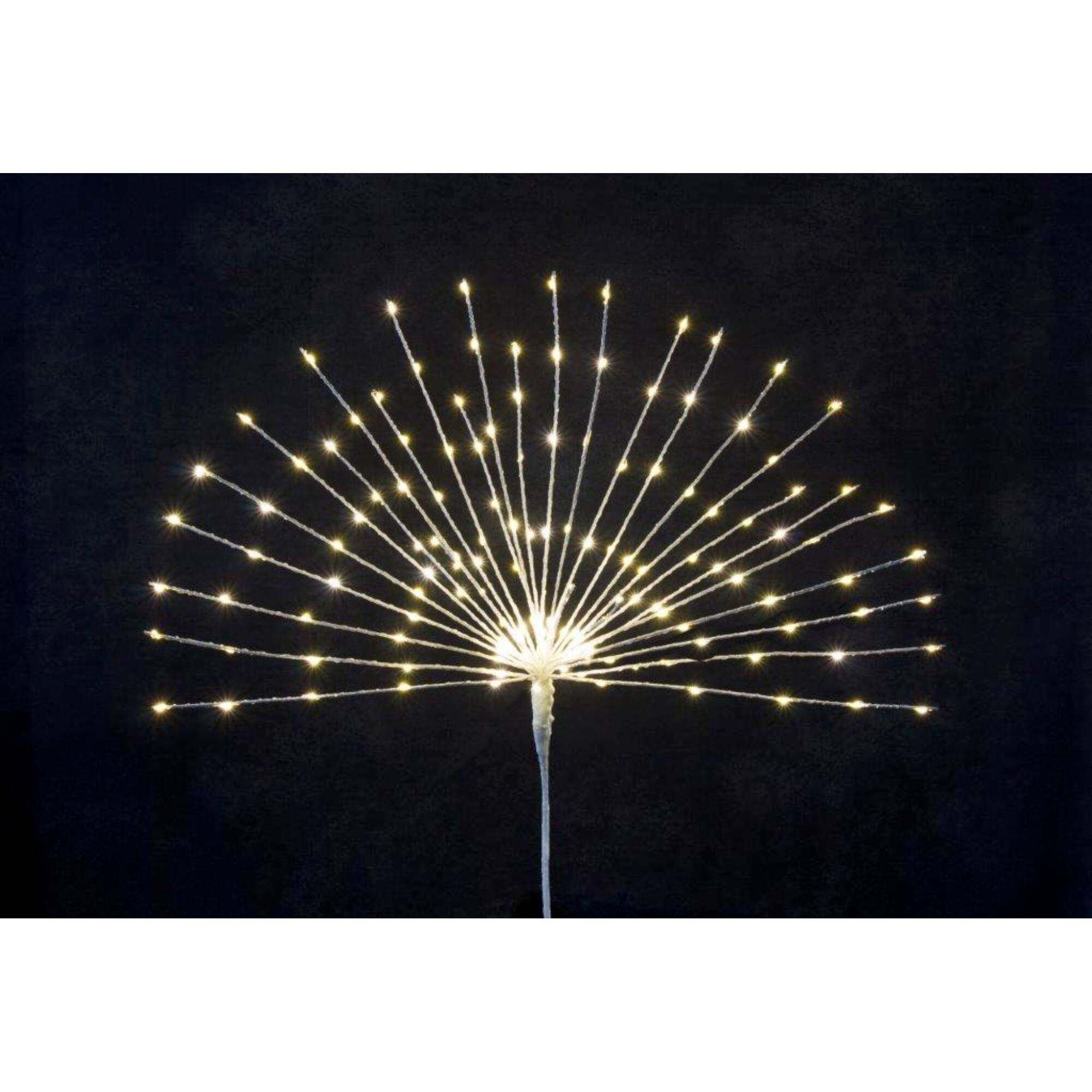 Warm White LED Starburst Tree Topper Set, 30" x 31"